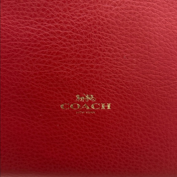 Coach (NWT) Derby Tote in Red/Oxblood - Picture 3 of 15